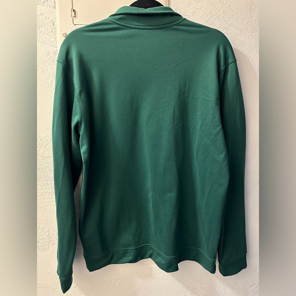 Nike Men’s Michigan State Spartans Coaches Quarter Zip DriFIT Pullover Shirt - Picture 2 of 6